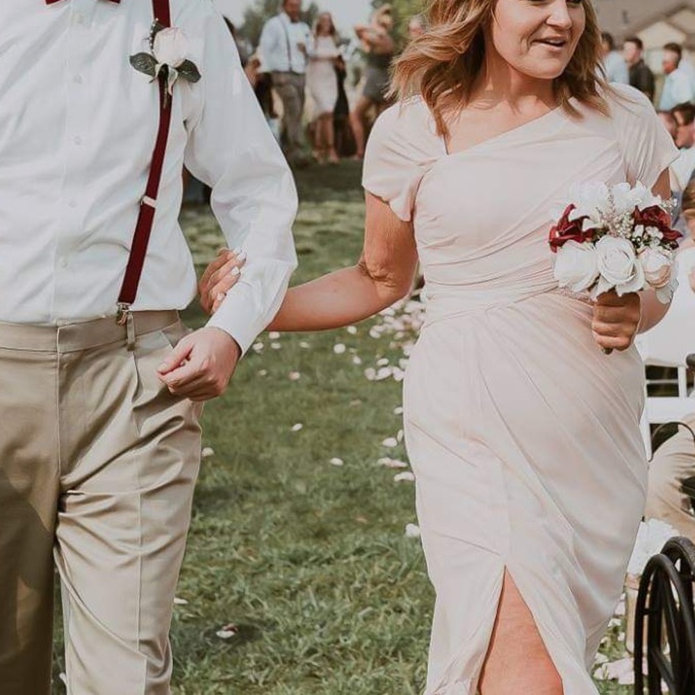 Petal bridesmaid dress